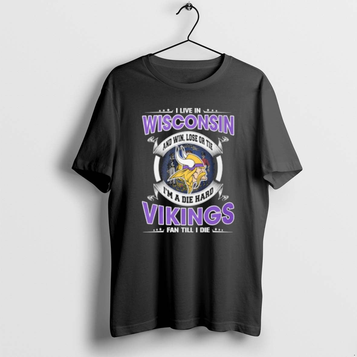 Official I Live In Wisconsin And Win Lose Or Tie Im A - Adult & Kids T-Shirts, Sweatshirts & Hoodies apparel design preview 1