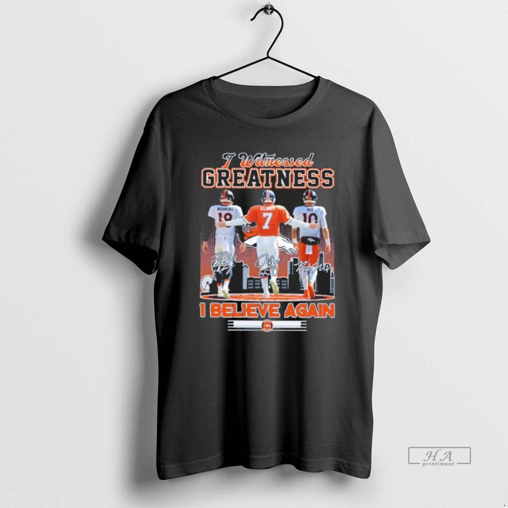 Official I Witnessed Greatness Player Signature - Adult & Kids T-Shirts, Sweatshirts & Hoodies apparel design preview 1