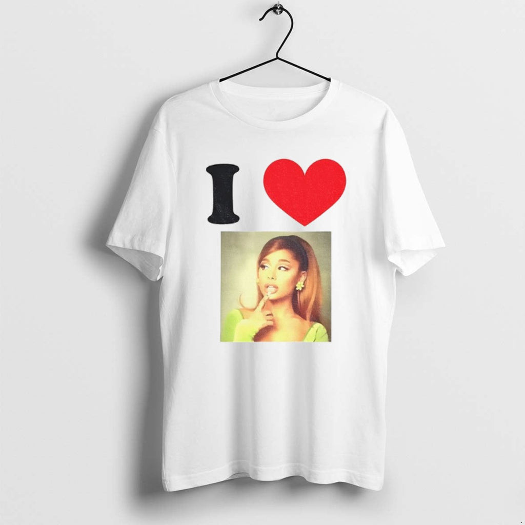 Official I Love Ariana Grande - Adult & Kids T-Shirts, Sweatshirts & Hoodies apparel design preview 1