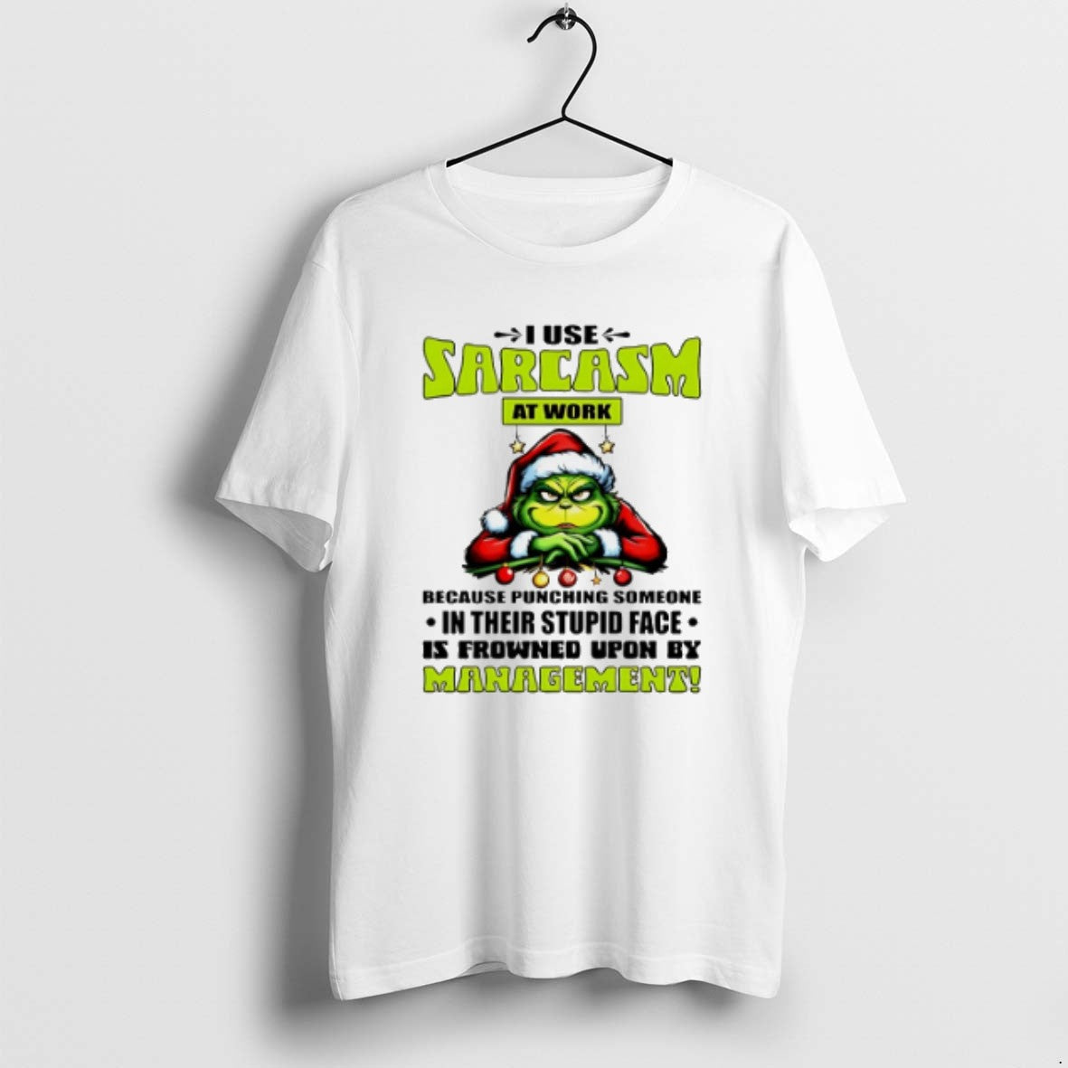 Official I Use Sarcasm At Work Because Punching - Adult & Kids T-Shirts, Sweatshirts & Hoodies apparel design preview 1