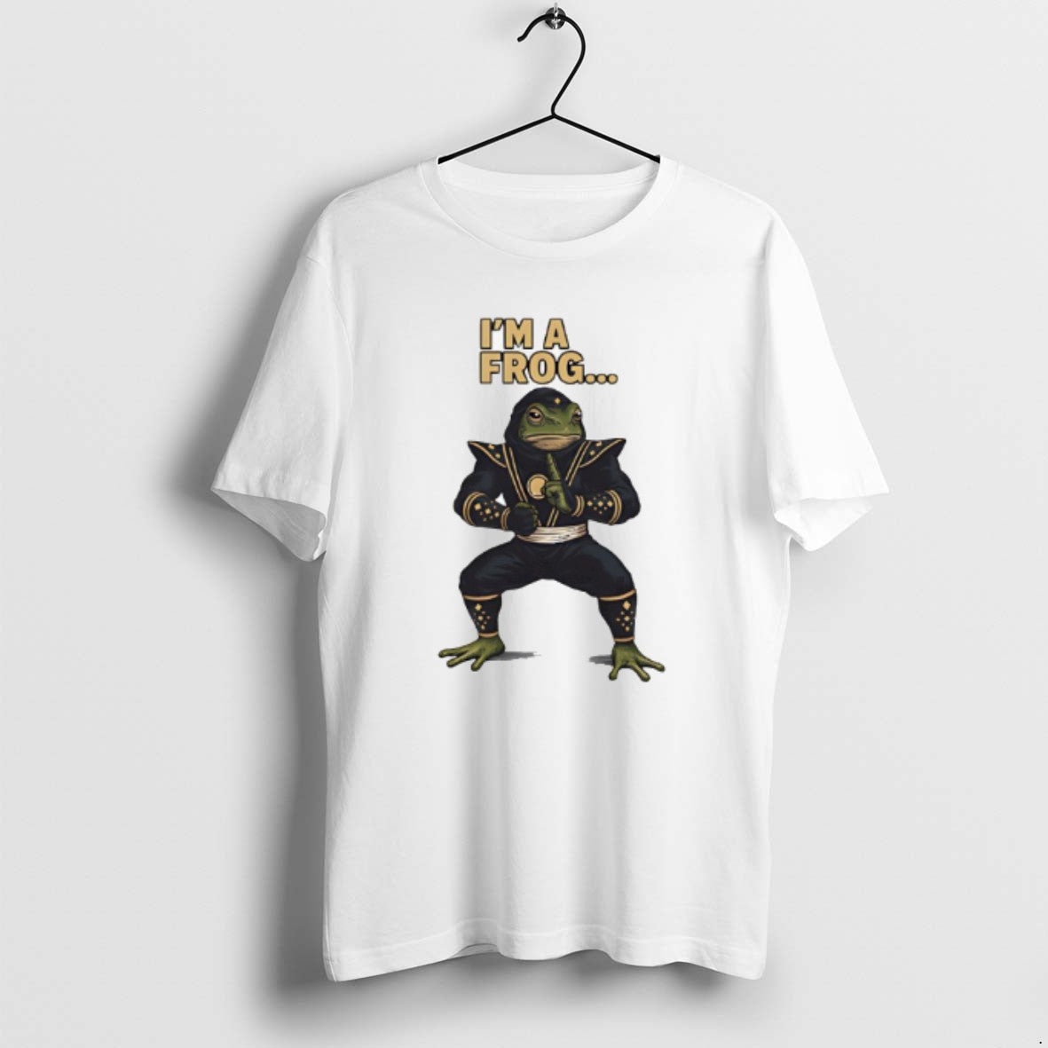 Official Im Frog Japanese Samurai Graphic - Adult & Kids T-Shirts, Sweatshirts & Hoodies apparel design preview 1