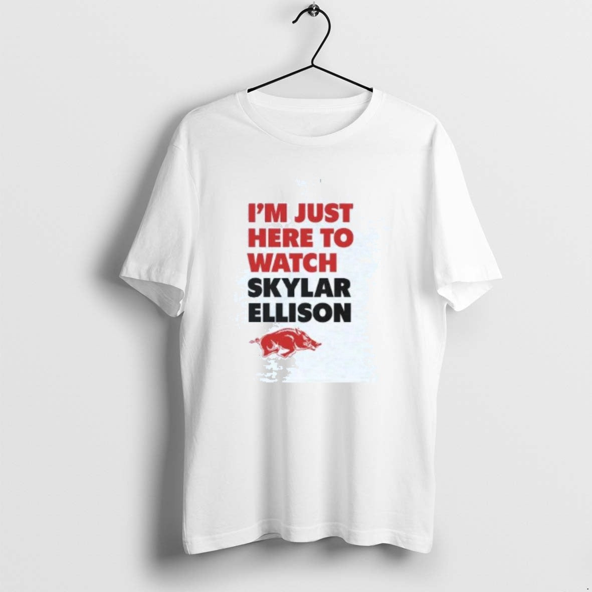 Official Im Just Here To Watch Skylar Ellison - Adult & Kids T-Shirts, Sweatshirts & Hoodies apparel design preview 1