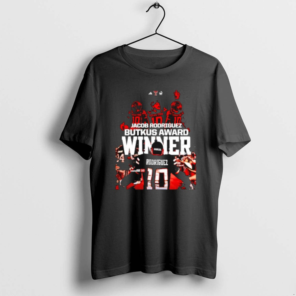 Official J Rod Is The 2025 Butkus Award Winner Texas - Adult & Kids T-Shirts, Sweatshirts & Hoodies apparel design preview 1