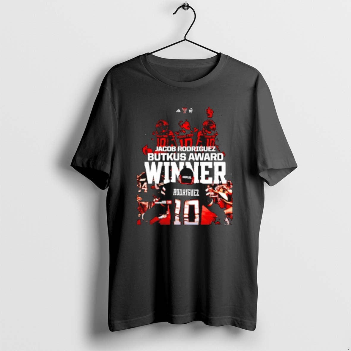 Official J Rod Is The 2025 Butkus Award Winner Texas - Adult & Kids T-Shirts, Sweatshirts & Hoodies apparel design preview 1