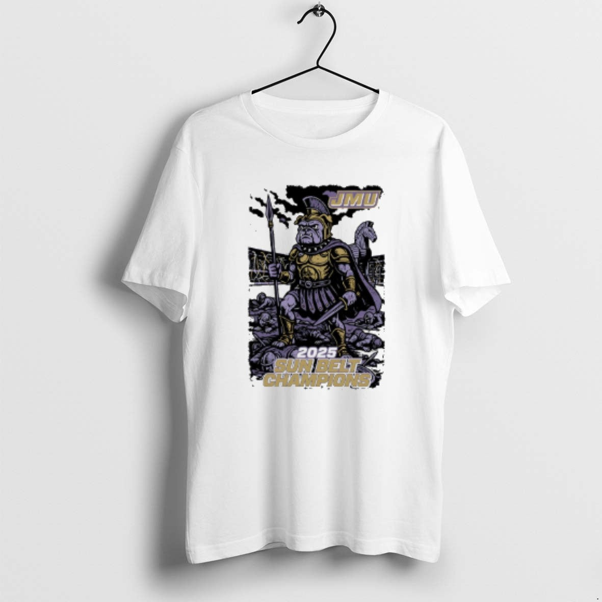 Official Jmu Dukes 2025 Sun Velt Champions Mascot - Adult & Kids T-Shirts, Sweatshirts & Hoodies apparel design preview 1
