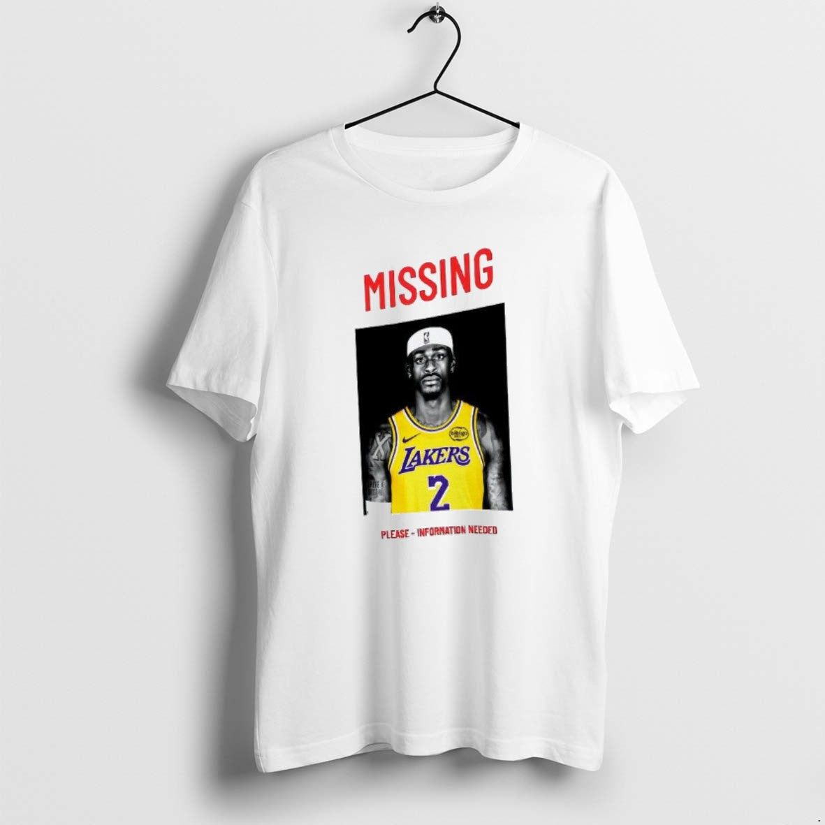 Official Jarred Vanderbilt Missing Please Information - Adult & Kids T-Shirts, Sweatshirts & Hoodies apparel design preview 1