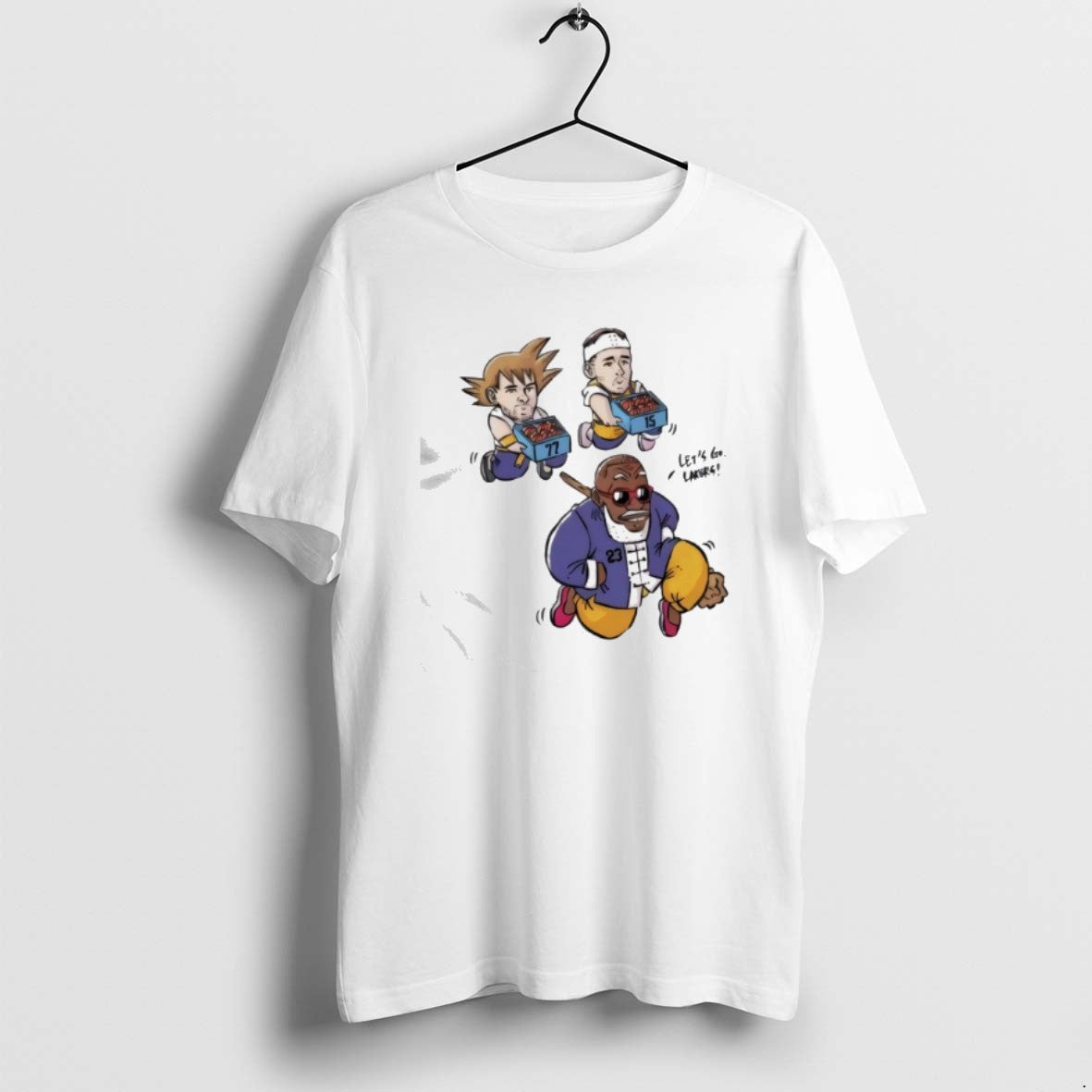 Official Jay Kim Lets Go Lakers - Adult & Kids T-Shirts, Sweatshirts & Hoodies apparel design preview 1