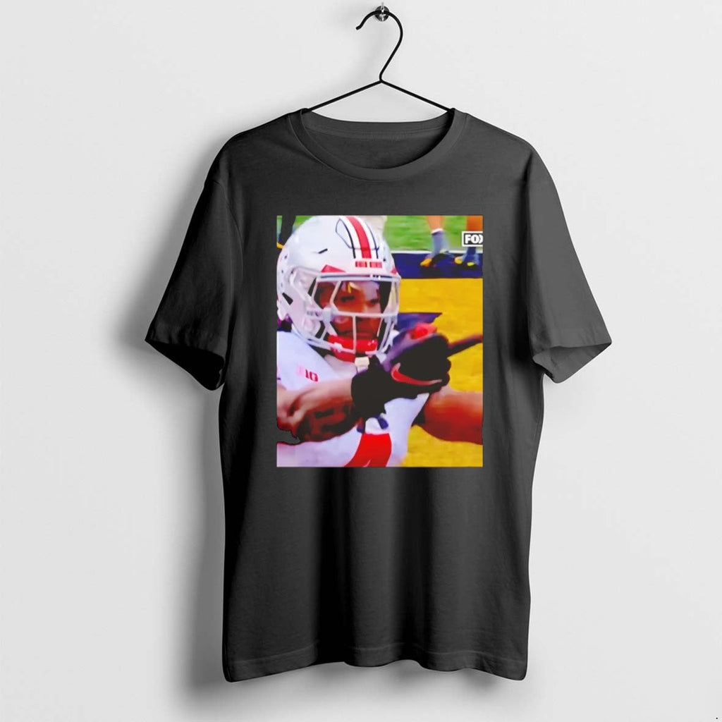 Official Jeremiah Smith Middle Finger Christmas - Adult & Kids T-Shirts, Sweatshirts & Hoodies apparel design preview 1