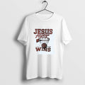 Official Jesus Always Wins 1 Corinthians Basketball - Adult & Kids T-Shirts, Sweatshirts & Hoodies apparel design preview 1