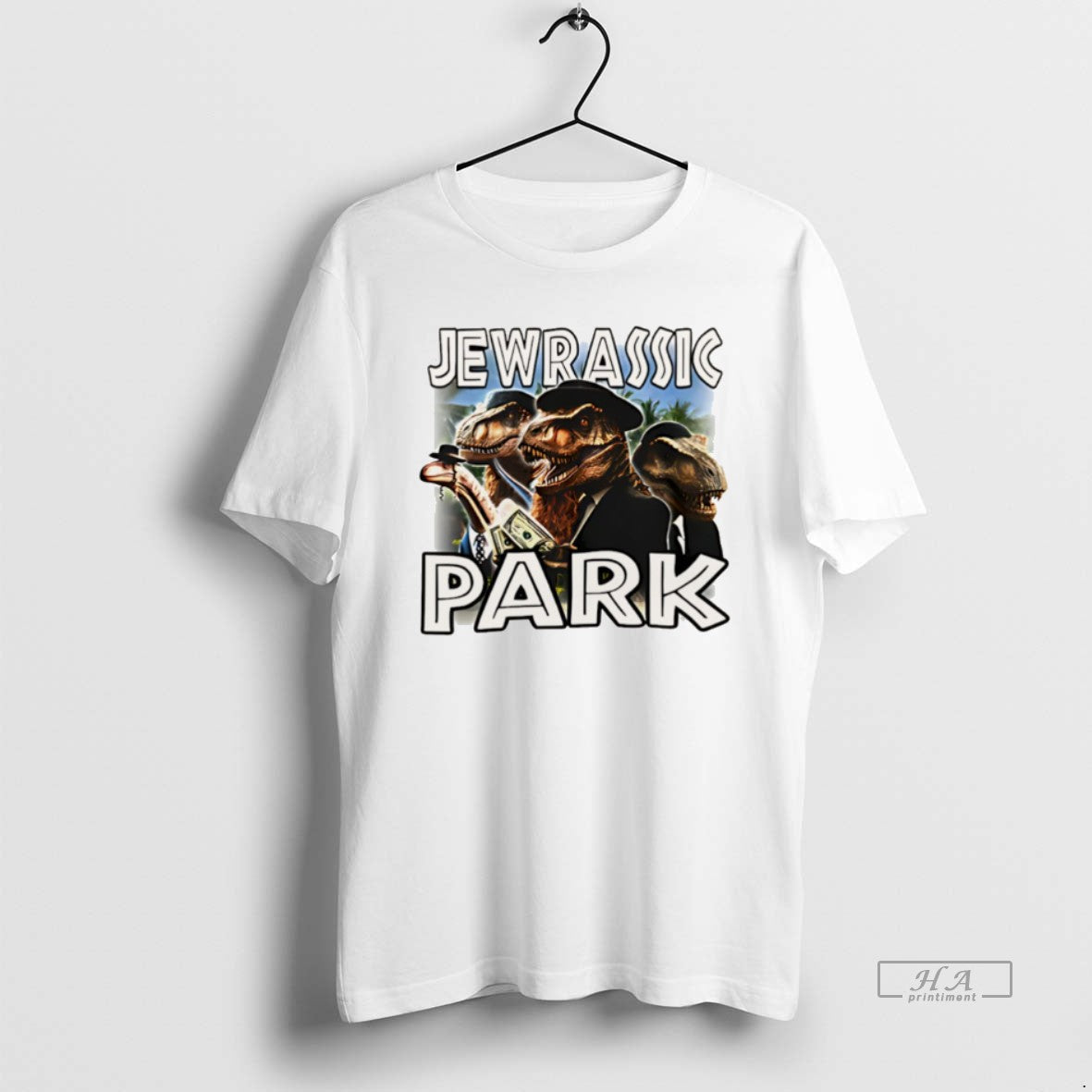 Official Jewrassic Park Dinosaur Graphic Christmas - Adult & Kids T-Shirts, Sweatshirts & Hoodies apparel design preview 1