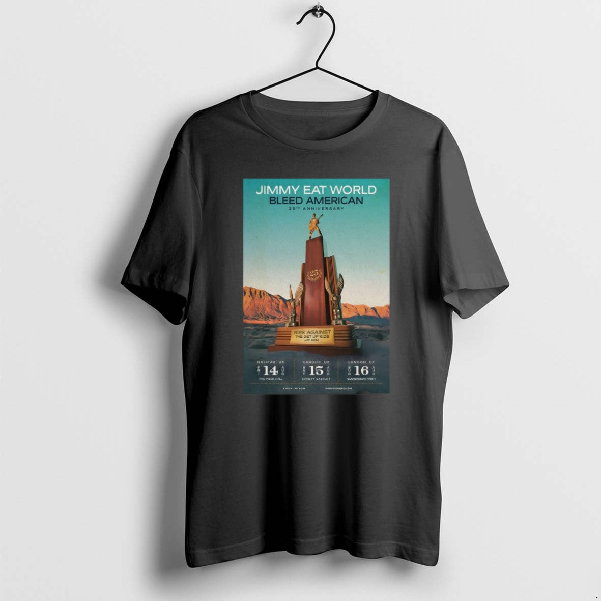 Official Jimmy Eat World August 16 2026 Gunnersbury - Adult & Kids T-Shirts, Sweatshirts & Hoodies apparel design preview 1