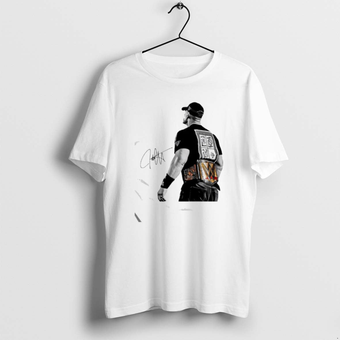 Official John Cena The Champ 2025 Signature - Adult & Kids T-Shirts, Sweatshirts & Hoodies apparel design preview 1