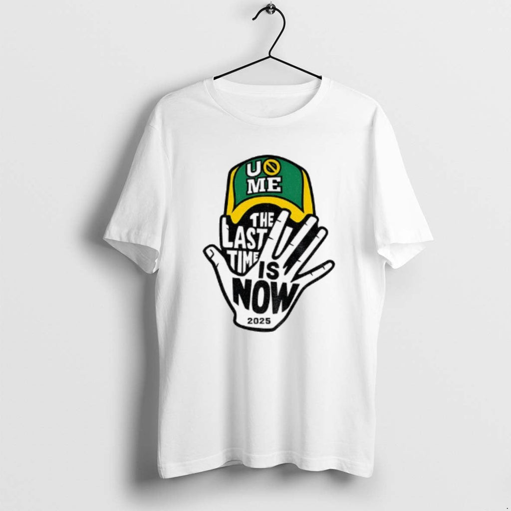 Official John Cena The Last Time Is Now 2025 Uome - Adult & Kids T-Shirts, Sweatshirts & Hoodies apparel design preview 1