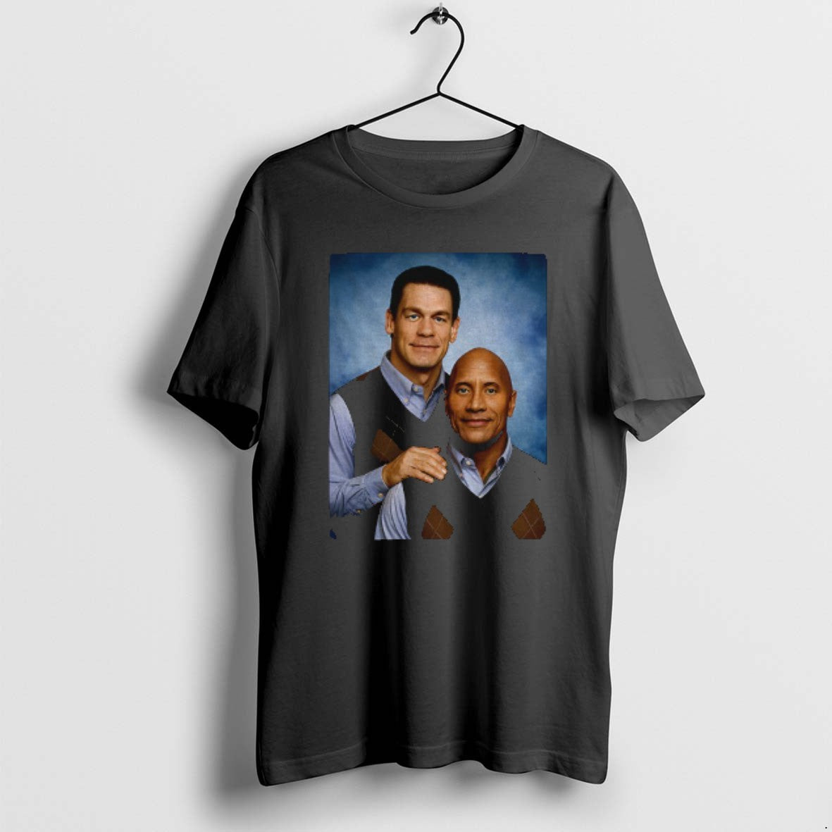Official John Cena Vs The Rock Step Brothers - Adult & Kids T-Shirts, Sweatshirts & Hoodies apparel design preview 1