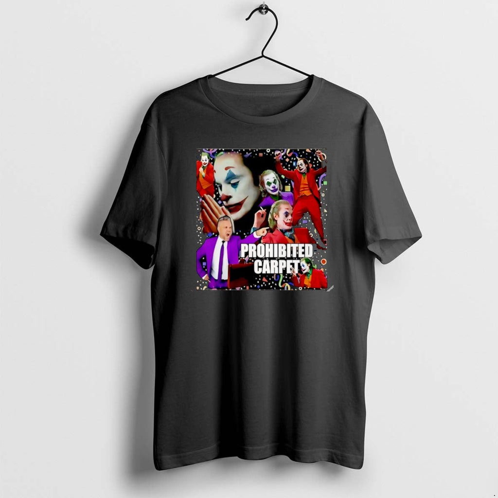 Official Joker Prohibited Carpet Graphic Christmas - Adult & Kids T-Shirts, Sweatshirts & Hoodies apparel design preview 1