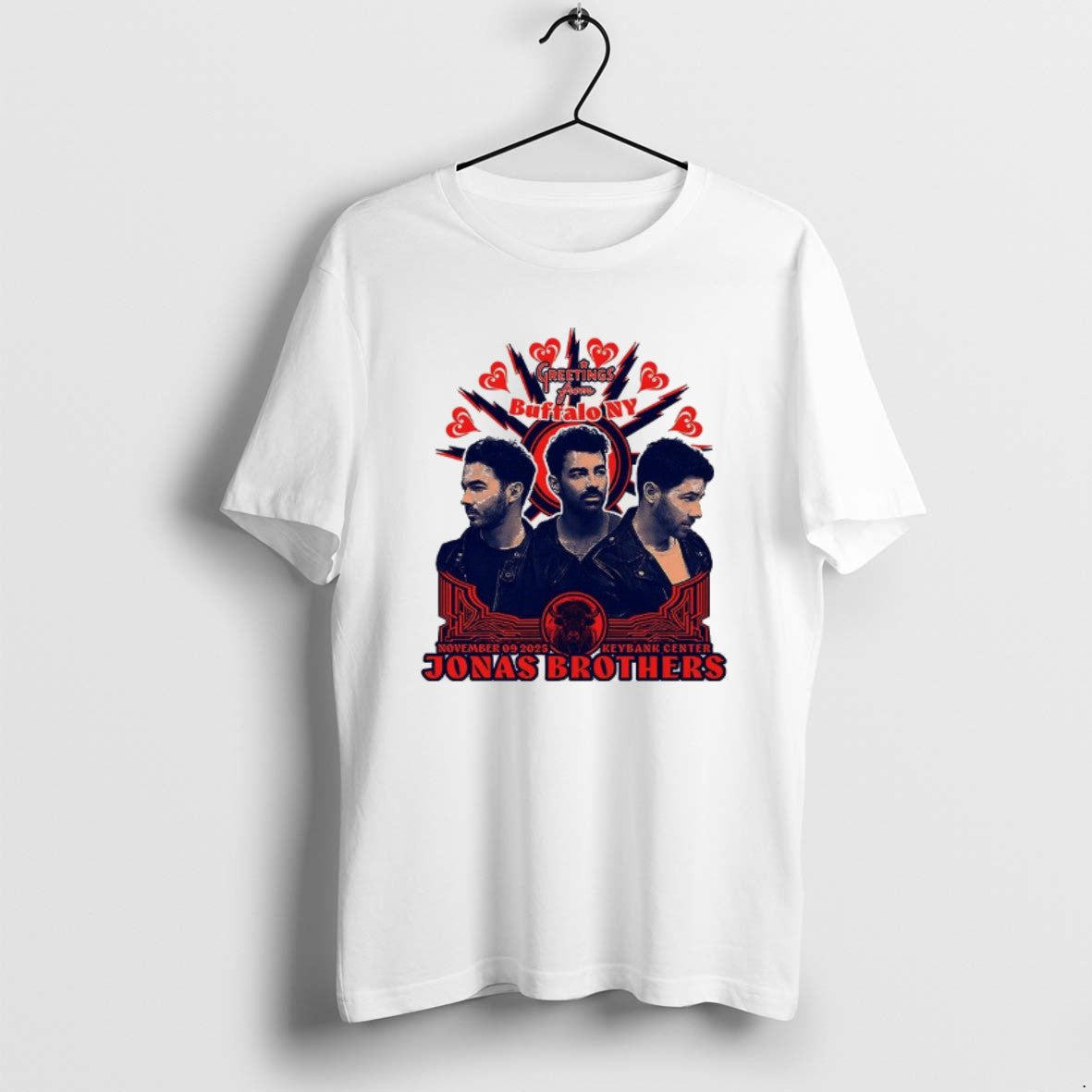 Official Jonas Greetings From Your Hometown Buffalo - Adult & Kids T-Shirts, Sweatshirts & Hoodies apparel design preview 1
