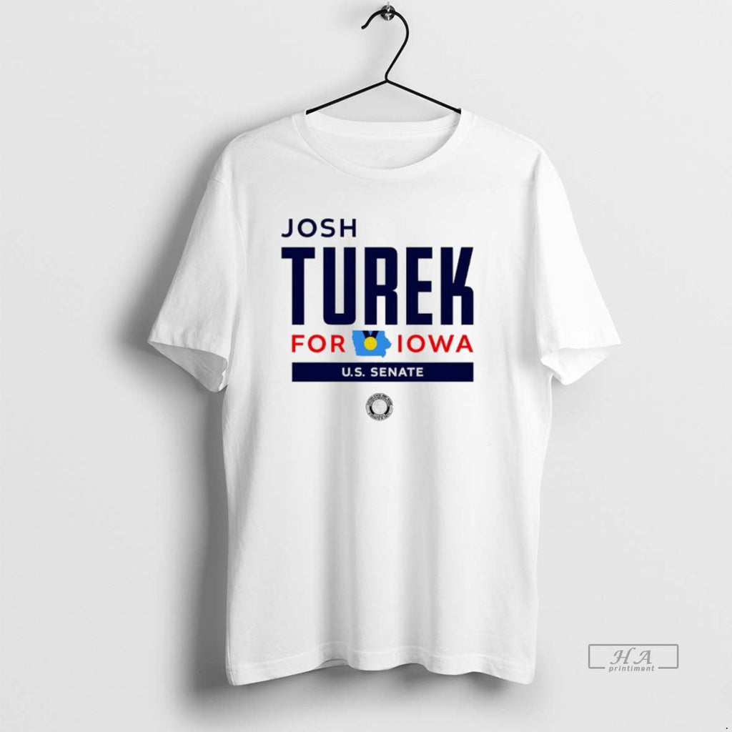 Official Josh Turek For Iowa Square Logo - Adult & Kids T-Shirts, Sweatshirts & Hoodies apparel design preview 1