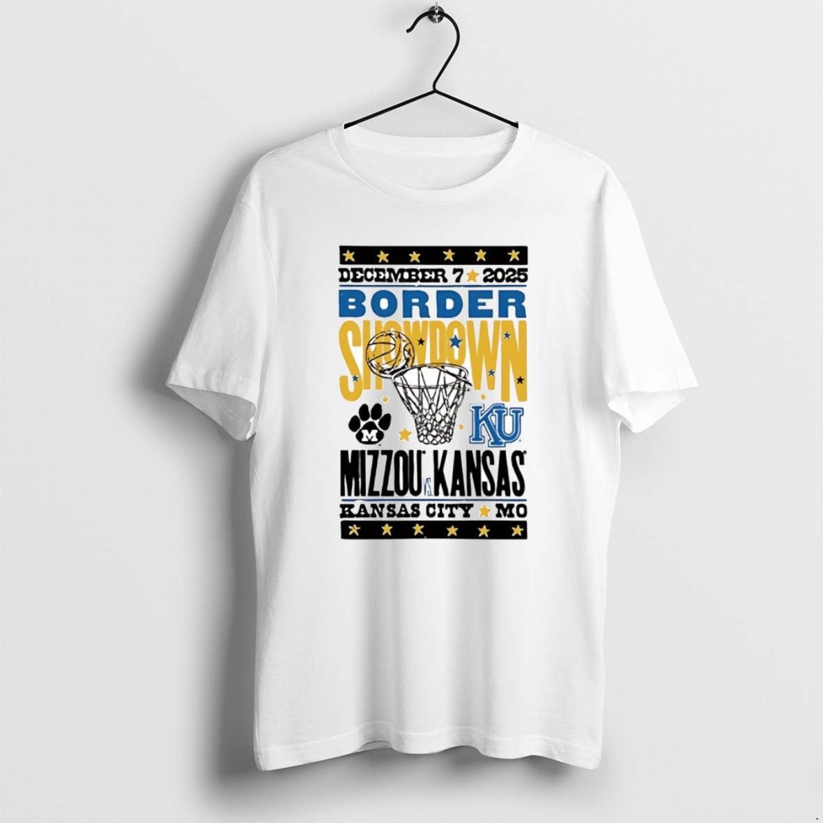 Official Kansas Jayhawks And Missouri Tigers 2025 - Adult & Kids T-Shirts, Sweatshirts & Hoodies apparel design preview 1