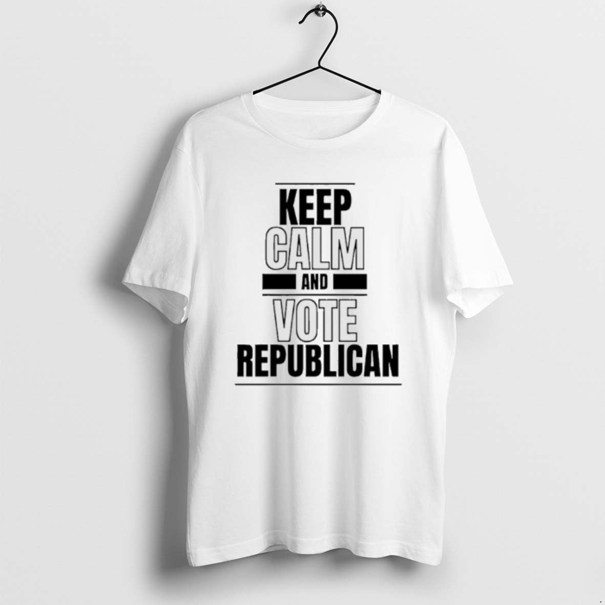 Official Keep Calm And Vote Republican - Adult & Kids T-Shirts, Sweatshirts & Hoodies apparel design preview 1