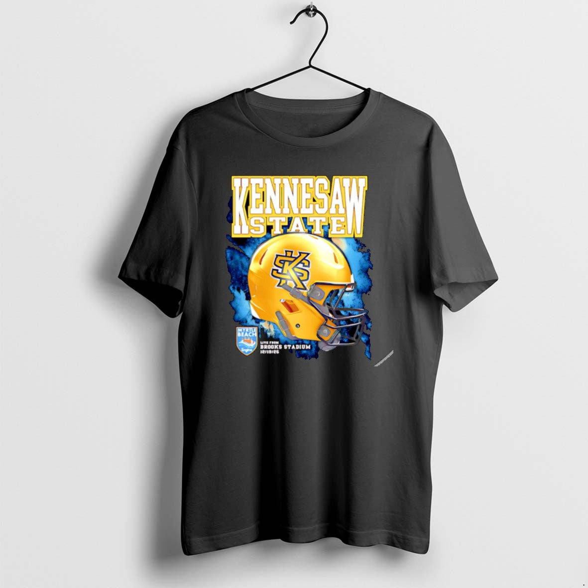 Official Kennesaw State Owls Ksu Myrtle Beach Bowl - Adult & Kids T-Shirts, Sweatshirts & Hoodies apparel design preview 1