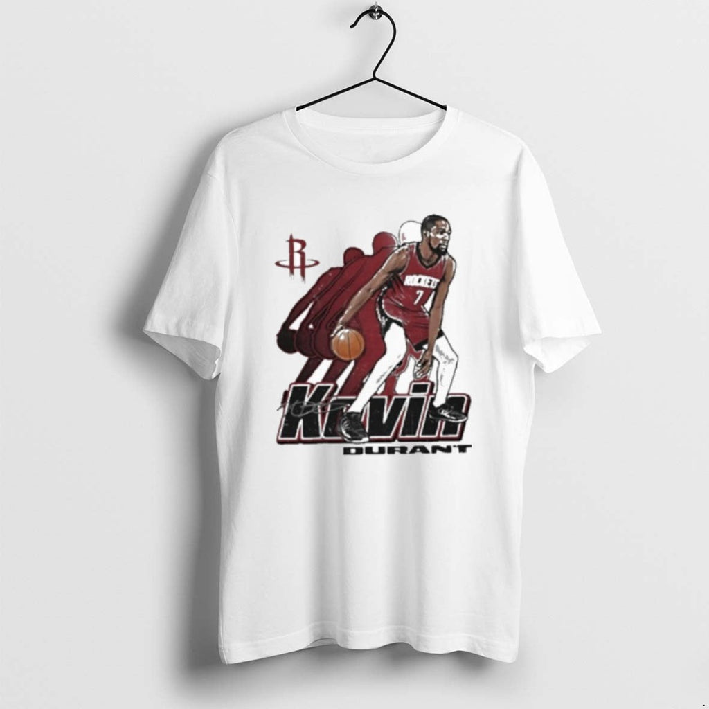 Official Kevin Durant Houston Rockets Signature 7 - Adult & Kids T-Shirts, Sweatshirts & Hoodies apparel design preview 1