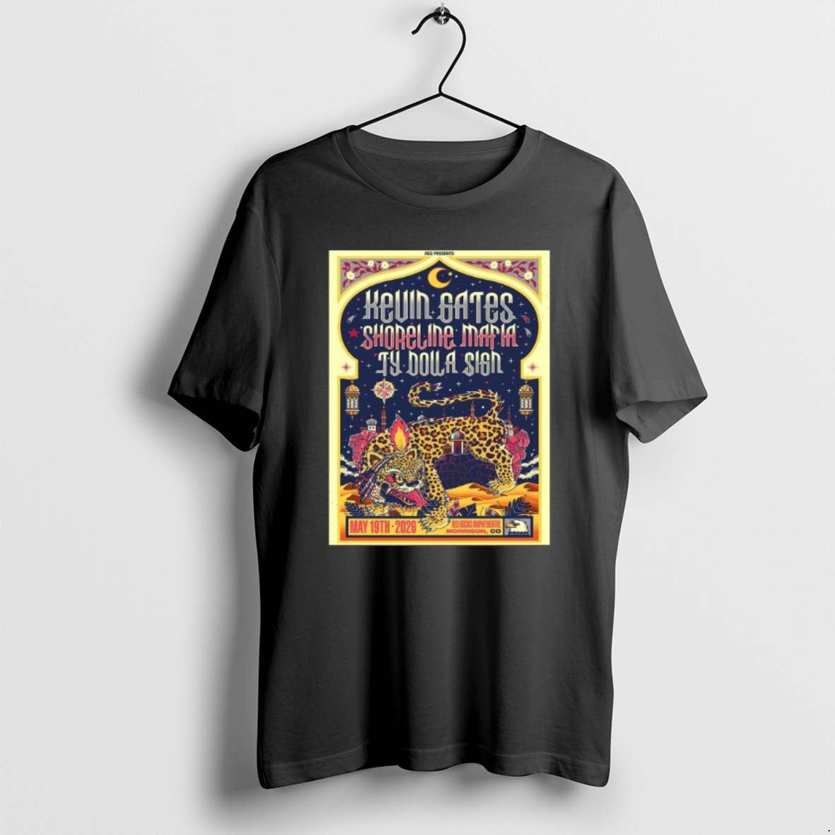 Official Kevin Gates With Shoreline Mafia And Ty - Adult & Kids T-Shirts, Sweatshirts & Hoodies apparel design preview 1