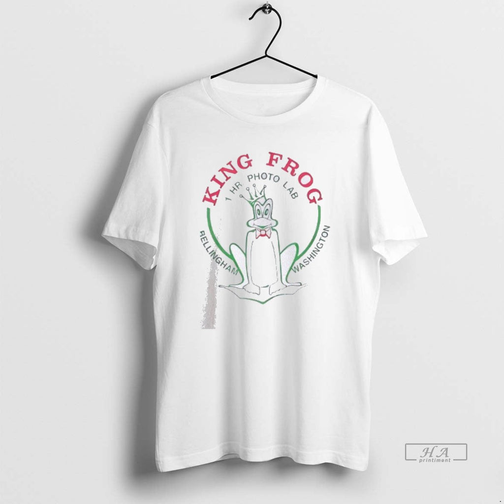 Official King Frog 1 Hour Photo Lab Bellingham - Adult & Kids T-Shirts, Sweatshirts & Hoodies apparel design preview 1
