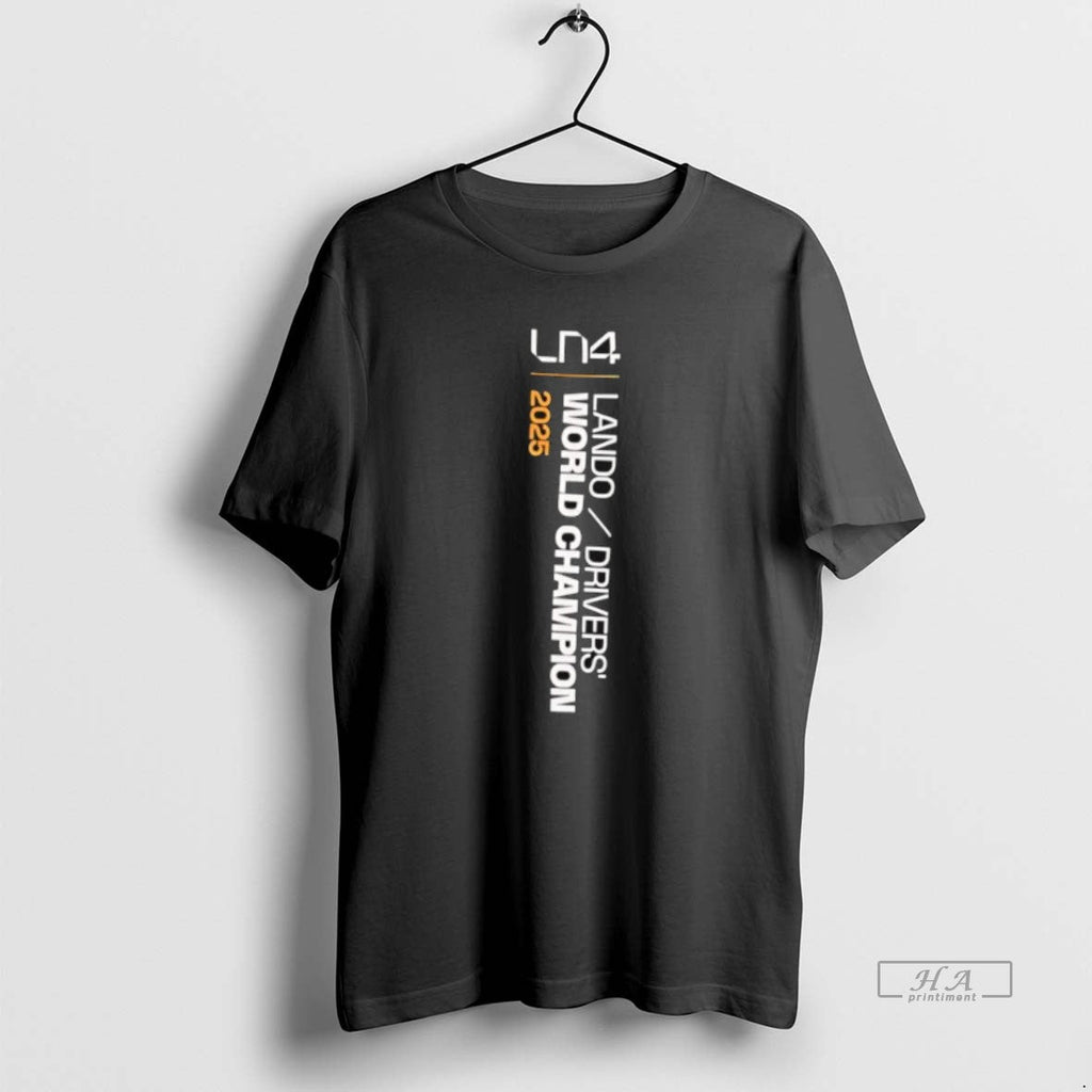 Official Lando Norris 2025 Drivers World Champion - Adult & Kids T-Shirts, Sweatshirts & Hoodies apparel design preview 1