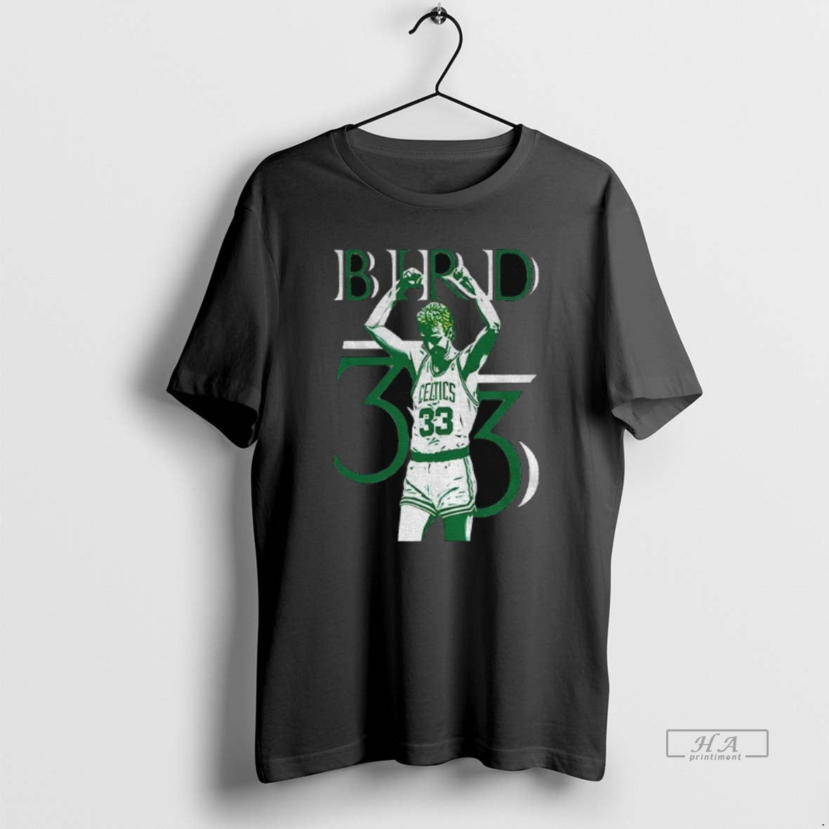 Official Larry Bird Boston Celtics 33 Basketball Nba - Adult & Kids T-Shirts, Sweatshirts & Hoodies apparel design preview 1