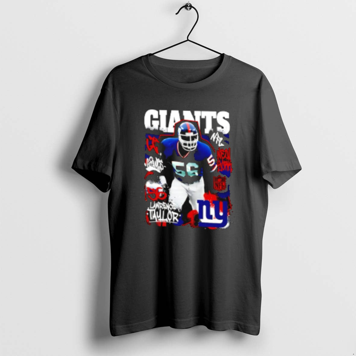 Official Lawrence Taylor New York Giants Star Player - Adult & Kids T-Shirts, Sweatshirts & Hoodies apparel design preview 1