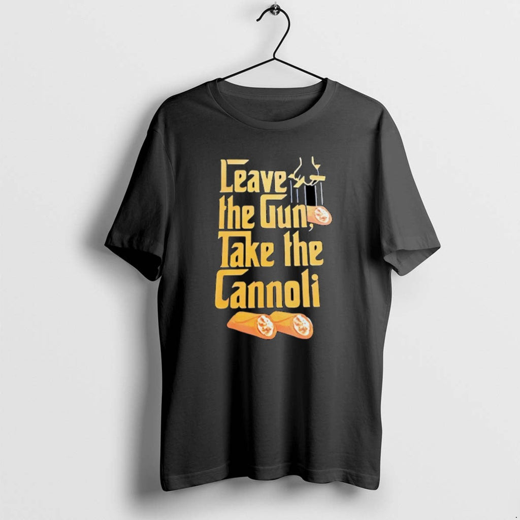 Official Leave The Gun Take Cannoli Christmas - Adult & Kids T-Shirts, Sweatshirts & Hoodies apparel design preview 1
