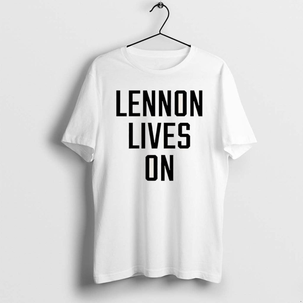 Official Lennon Lives On Christmas - Adult & Kids T-Shirts, Sweatshirts & Hoodies apparel design preview 1