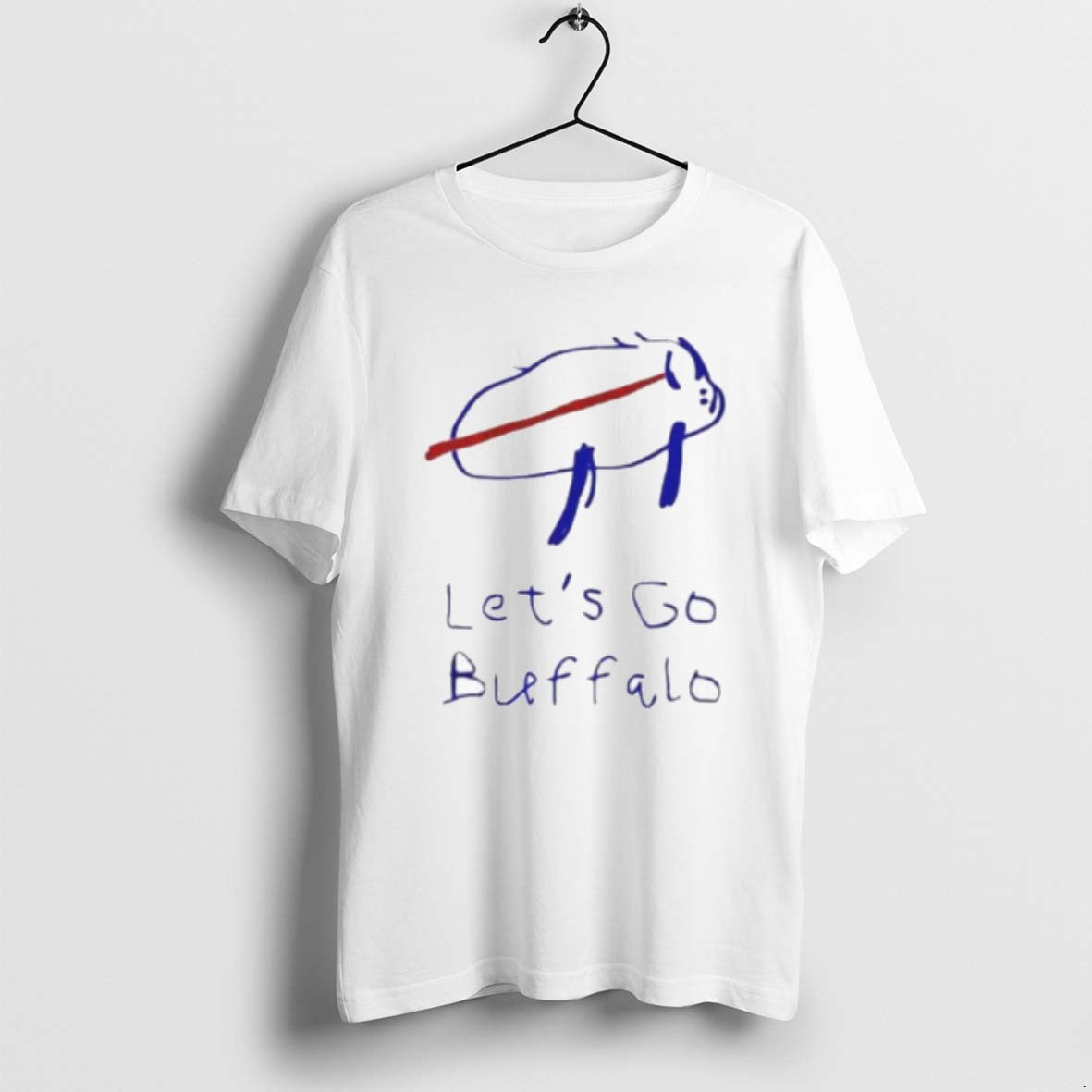 Official Lets Go Buffalo Logo - Adult & Kids T-Shirts, Sweatshirts & Hoodies apparel design preview 1