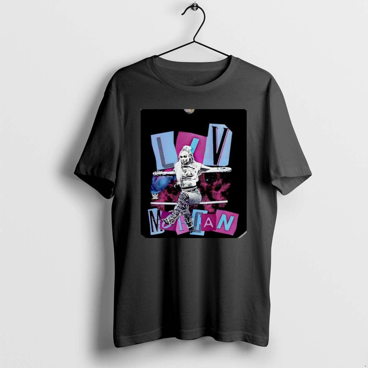 Official Liv Morgan Cutout Vintage Christmas - Adult & Kids T-Shirts, Sweatshirts & Hoodies apparel design preview 1