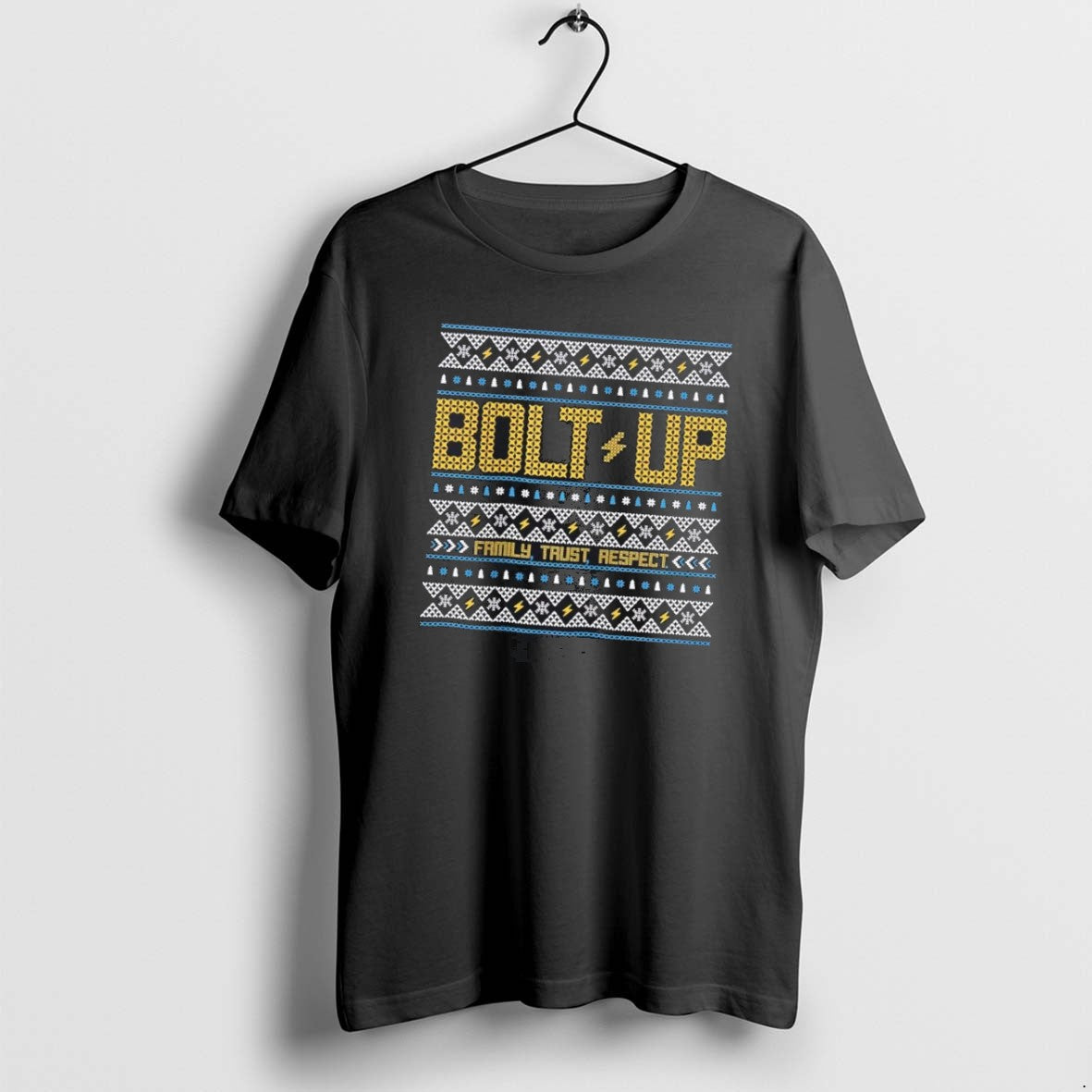Official Los Angeles Chargers Bolt Up Family Trust - Adult & Kids T-Shirts, Sweatshirts & Hoodies apparel design preview 1