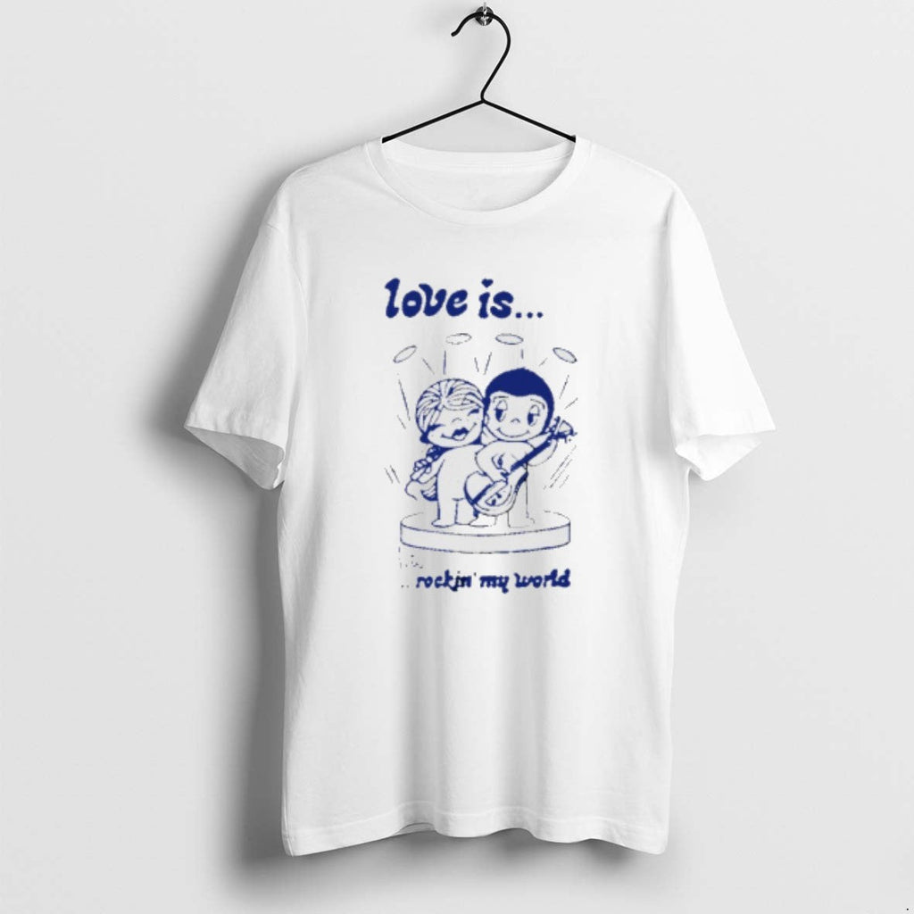 Official Love Is Rockin My World - Adult & Kids T-Shirts, Sweatshirts & Hoodies apparel design preview 1