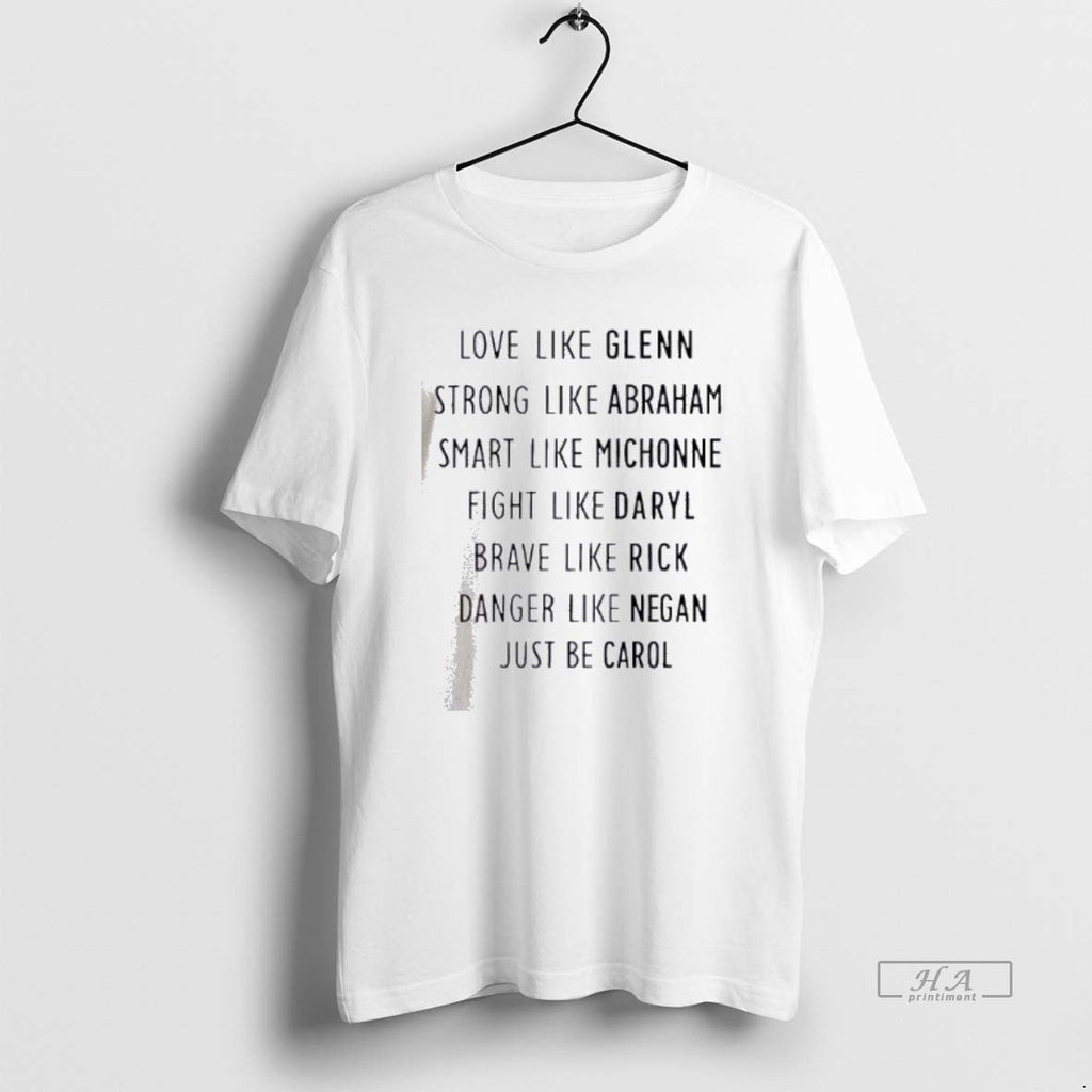 Official Love Like Glenn Strong Abraham Smart - Adult & Kids T-Shirts, Sweatshirts & Hoodies apparel design preview 1