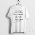 Official Love Like Glenn Strong Abraham Smart - Adult & Kids T-Shirts, Sweatshirts & Hoodies apparel design preview 1