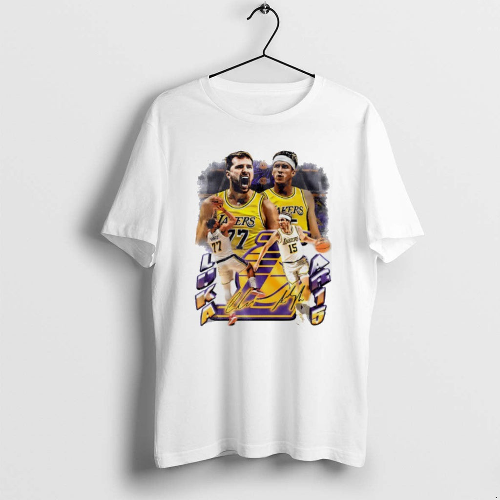 Official Luka Doncic And Austin Reaves Los Angeles - Adult & Kids T-Shirts, Sweatshirts & Hoodies apparel design preview 1