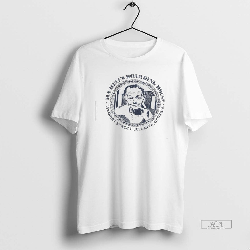 Official Ma Hulls Boarding House 122 Hurt Street - Adult & Kids T-Shirts, Sweatshirts & Hoodies apparel design preview 1