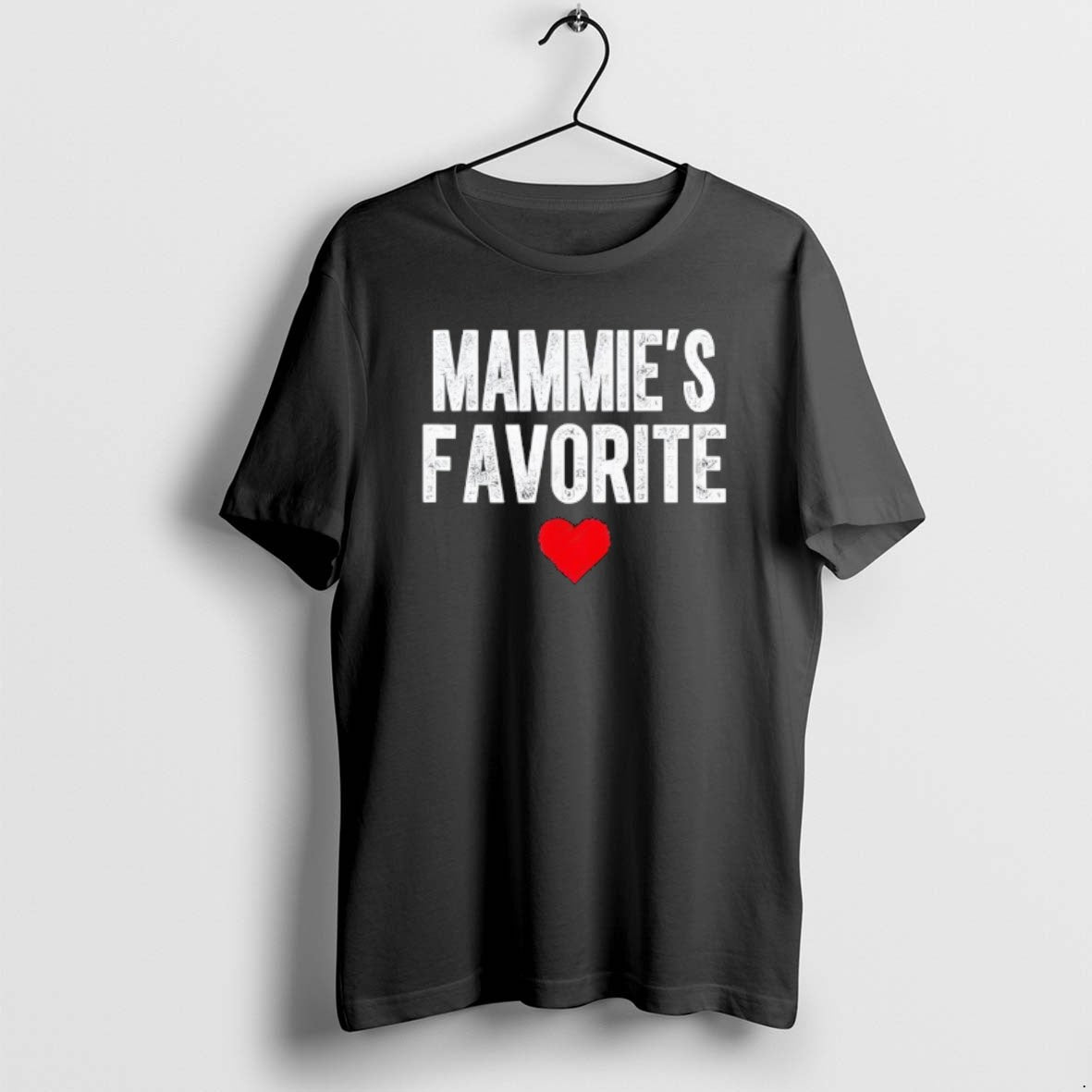 Official Mammies Favorite Heart Graphic For Mothers - Adult & Kids T-Shirts, Sweatshirts & Hoodies apparel design preview 1