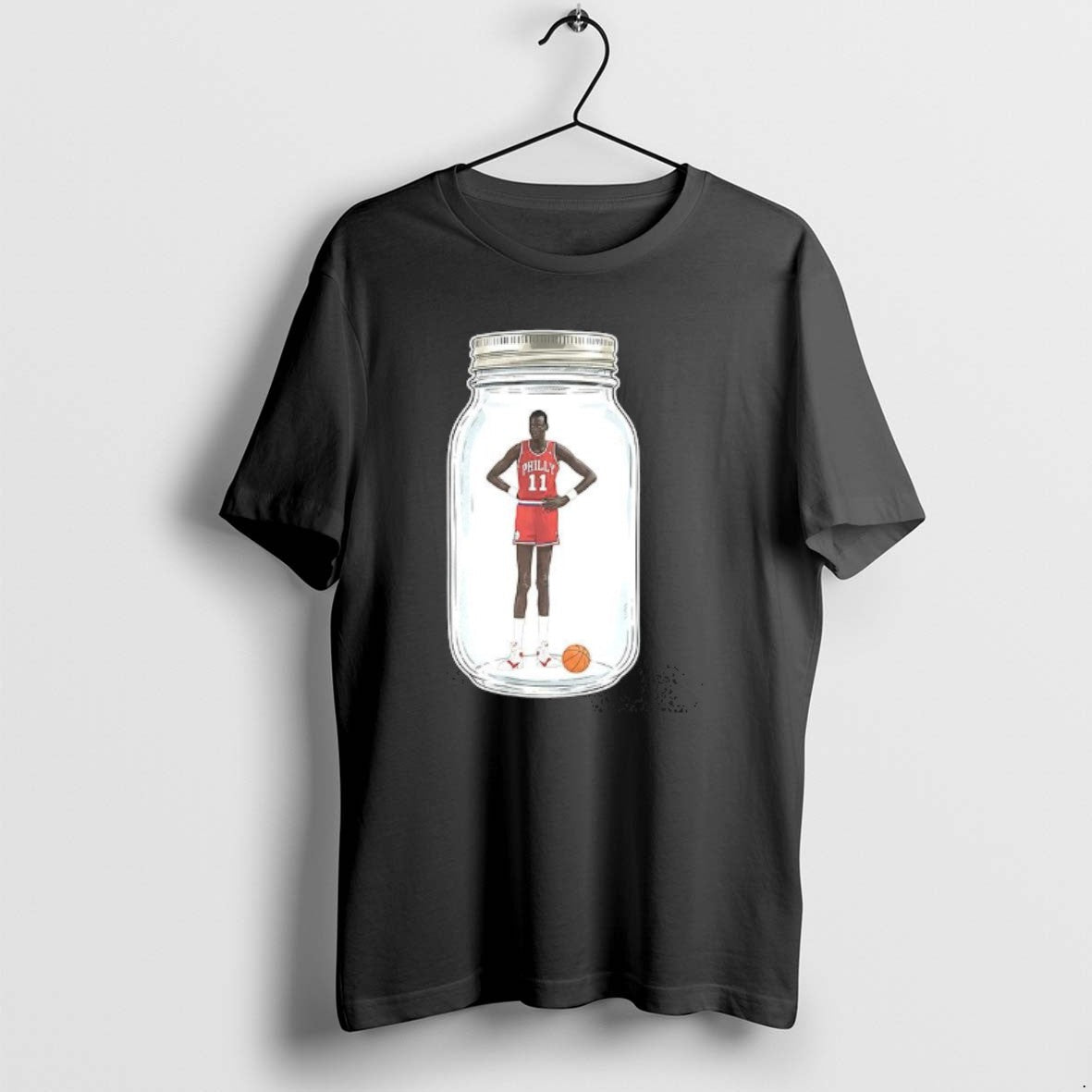 Official Manute Bol Philadelphia 76ers Basketball - Adult & Kids T-Shirts, Sweatshirts & Hoodies apparel design preview 1