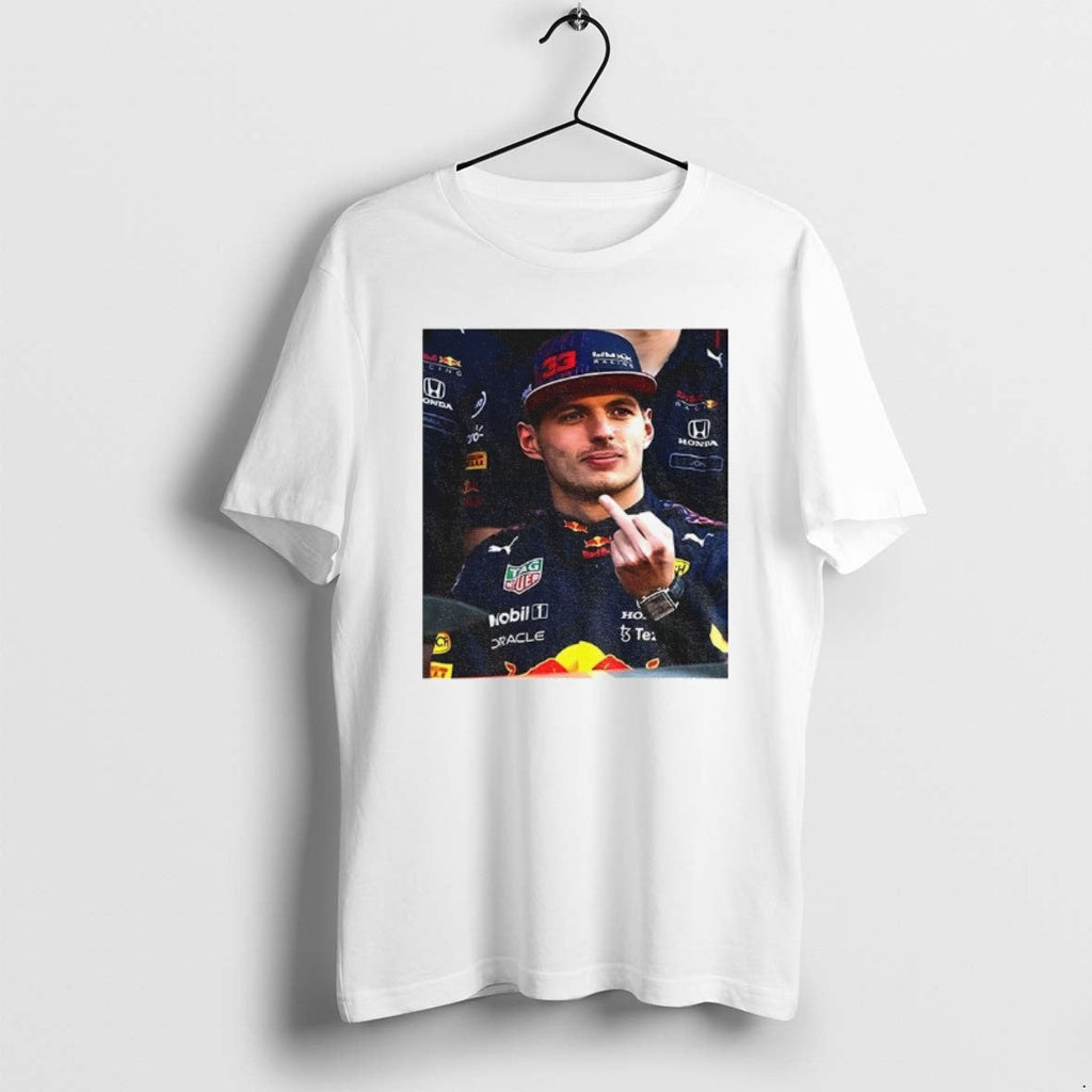 Official Max Verstappen Middle Finger Meme Formula 1 - Adult & Kids T-Shirts, Sweatshirts & Hoodies apparel design preview 1