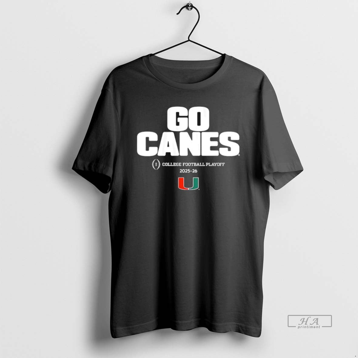 Official Miami Huricanes Go Canes 2025 2026 College - Adult & Kids T-Shirts, Sweatshirts & Hoodies apparel design preview 1