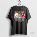 Official Miami Vs Texas Am 2025 College Football - Adult & Kids T-Shirts, Sweatshirts & Hoodies apparel design preview 1