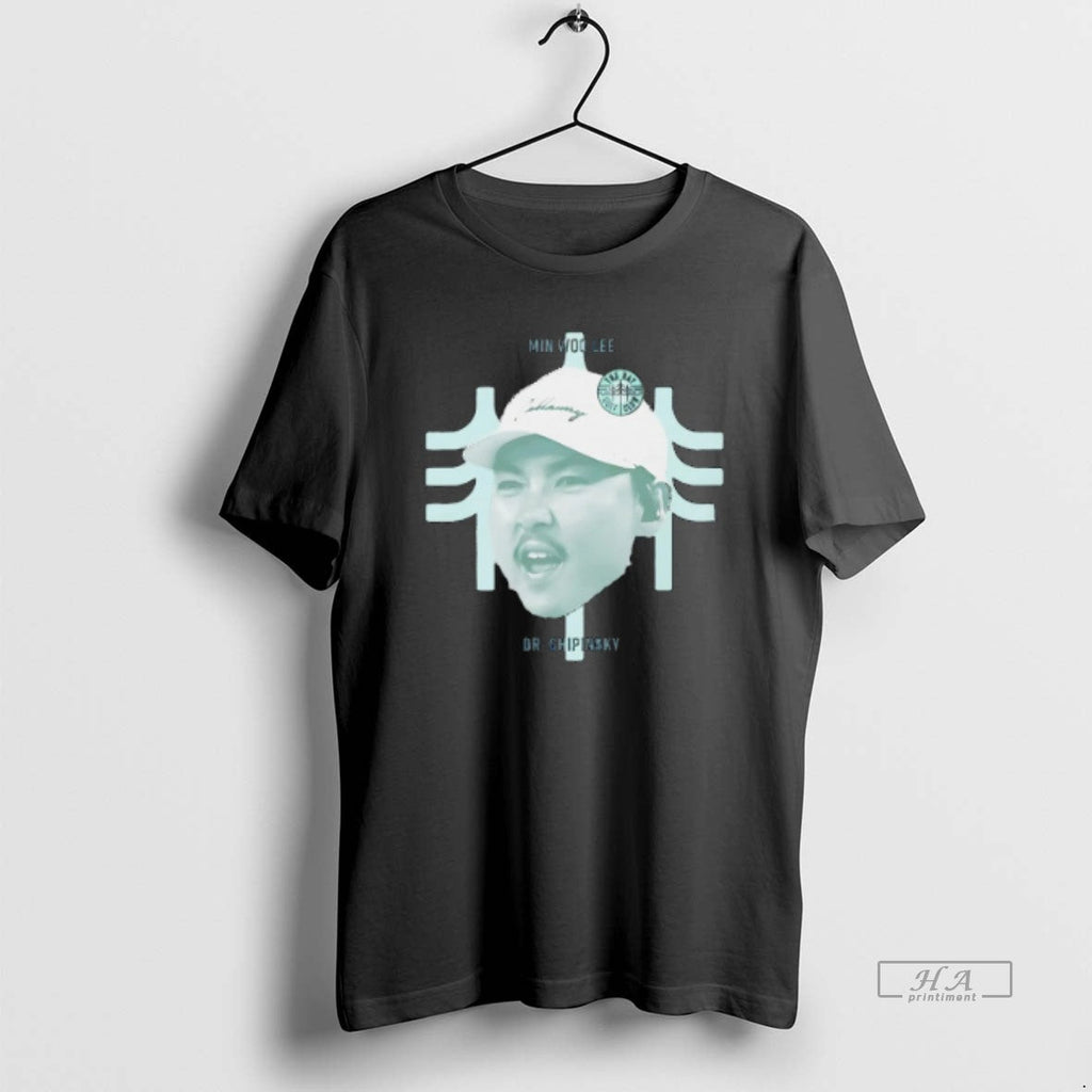 Official Min Woo Lee The Bay Golf Club Portrait - Adult & Kids T-Shirts, Sweatshirts & Hoodies apparel design preview 1