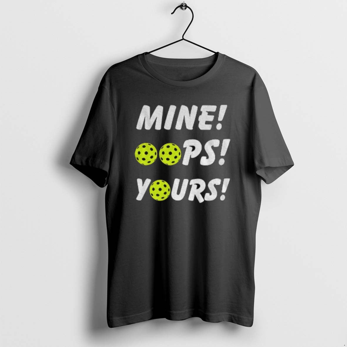 Official Mine Oops Yours Pickleball - Adult & Kids T-Shirts, Sweatshirts & Hoodies apparel design preview 1