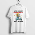 Official Minion Let Me Check My Giveashitometer Nope - Adult & Kids T-Shirts, Sweatshirts & Hoodies apparel design preview 1