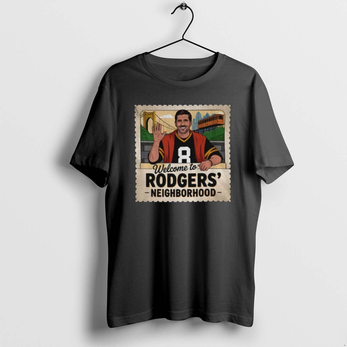 Official Mr Rogers Neighborhood Welcome To Rodgers - Adult & Kids T-Shirts, Sweatshirts & Hoodies apparel design preview 1