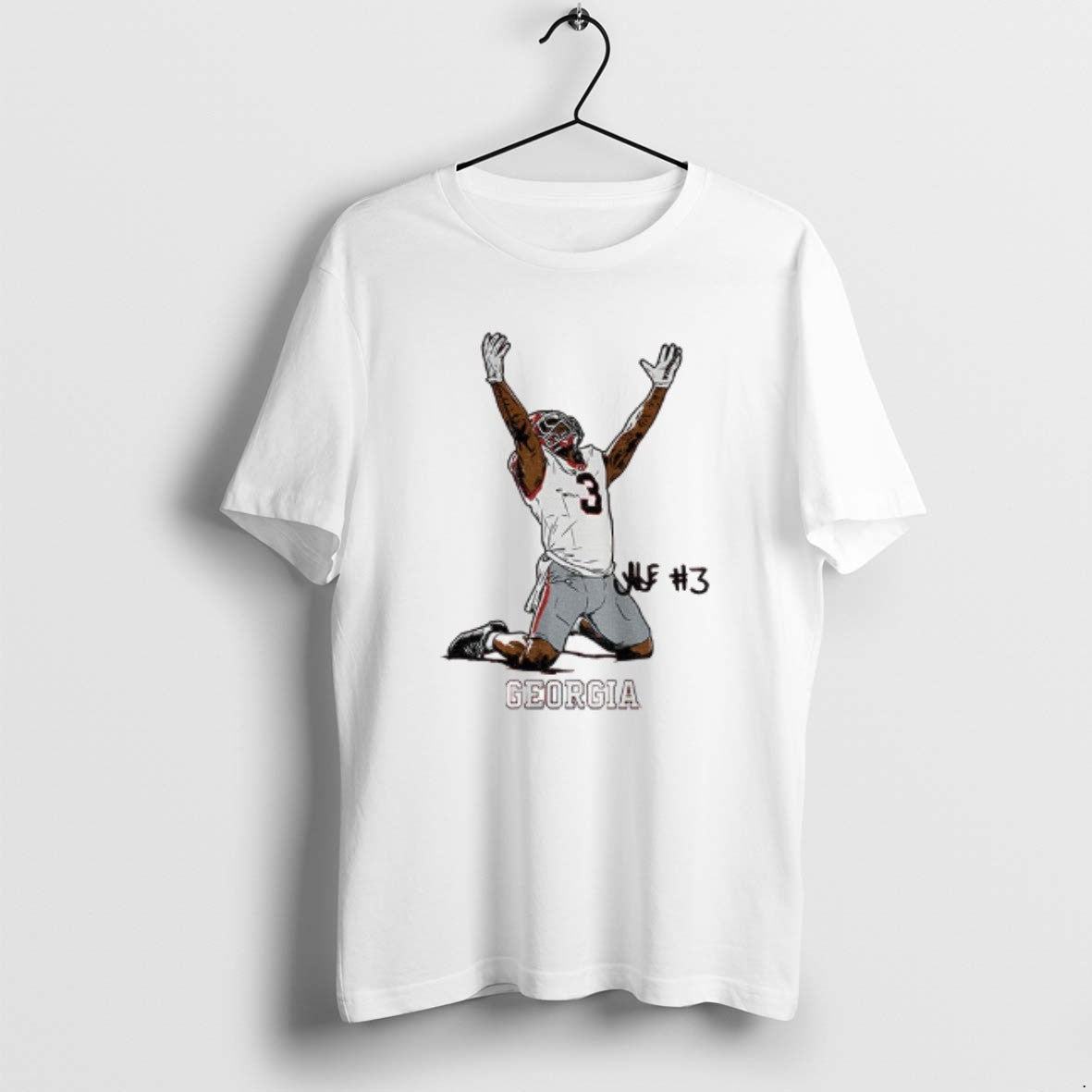 Official Nate Frazier End Zone Celebration Georgia - Adult & Kids T-Shirts, Sweatshirts & Hoodies apparel design preview 1